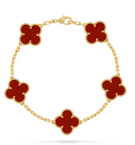 اسوارة الوردات احجار طبيعية سوبر ماستر ذهب عيار 18