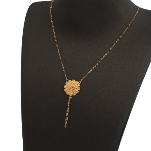 عقد ذهب عيار 21