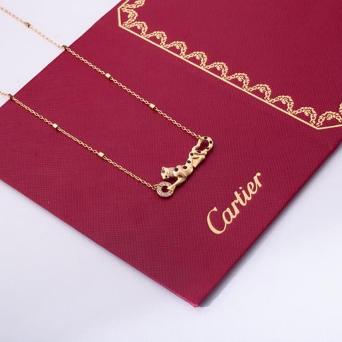 عقد التايقر ذهب عيار 18