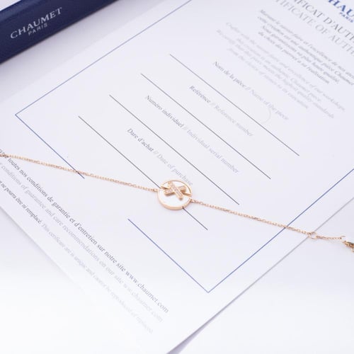 انسيال الشومية ذهب عيار 18