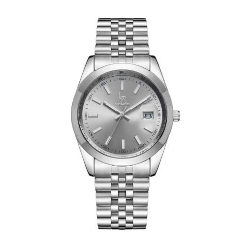 ساعة رجالي لويس ريفال LR2411 فضي ميناء رصاصي