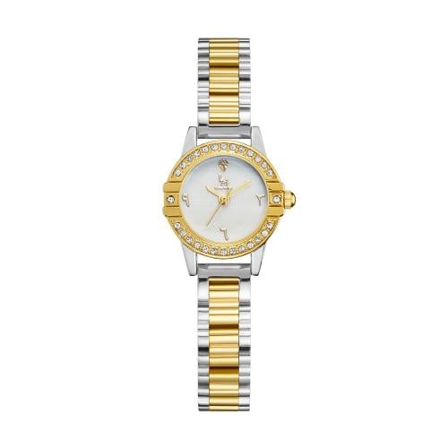 ساعة نسائي لويس ريفال 22002 لونين ذهبي ميناءابيض