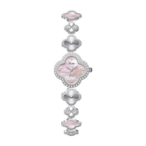 ساعة نسائي سكلوتي 9695 فضي ميناء لؤلؤي