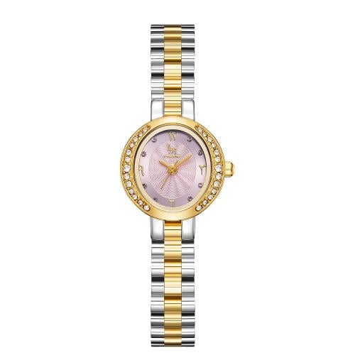 ساعة نسائي لويس ريفال LR2449 لونين ذهبي ميناء بينك