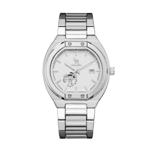 ساعة رجالي لويس ريفال 3305 فضي ميناء أبيض