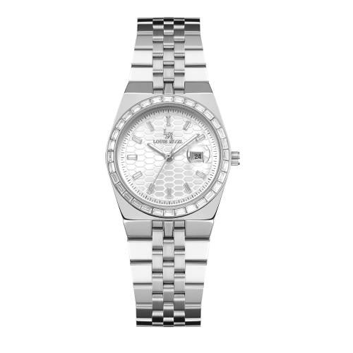 ساعة نسائي لويس ريفال LR5916 فضي ميناء أبيض