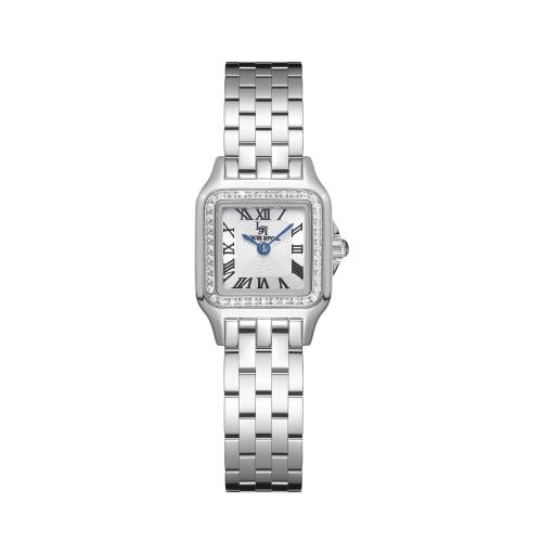 ساعة نسائي لويس ريفال LR9852 فضي ميناء ابيض