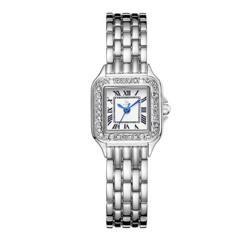 ساعة نسائي لويس ريفال 6029 فضي ميناء ابيض