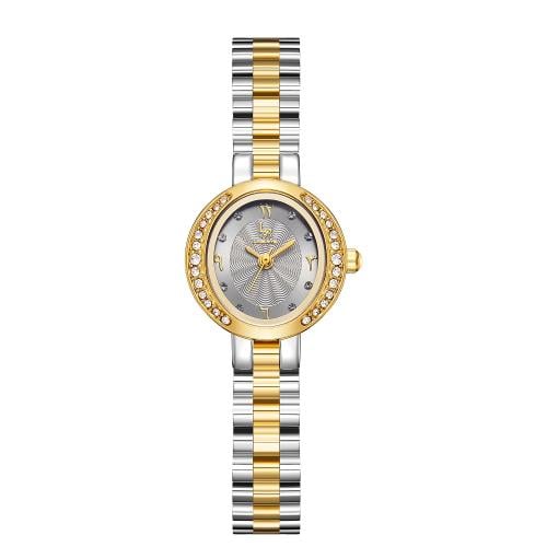 ساعة نسائي لويس ريفال LR2449 لونين ذهبي ميناء رصاص...