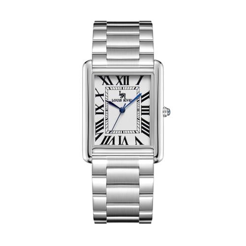 ساعة رجالي لويس ريفال LR5616 فضي ميناء أبيض