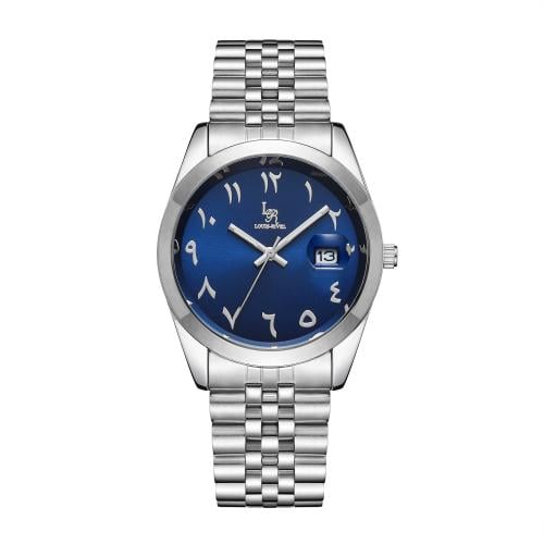 ساعة رجالي لويس ريفال LR2415 فضي ميناءازرق