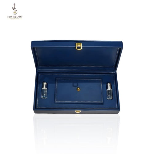 شنطة هدية لون أزرق غامق