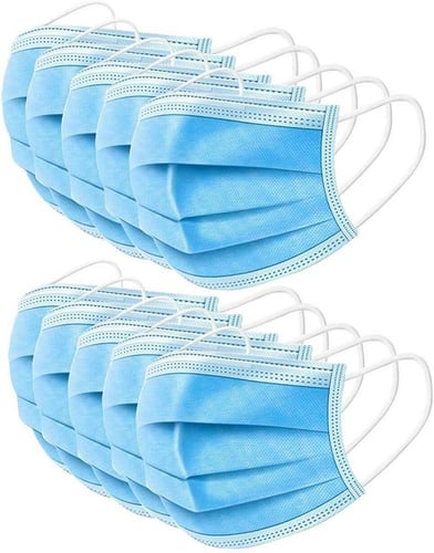كمام ازرق FACE MASK (BLUE) 50 PCS PER BOX