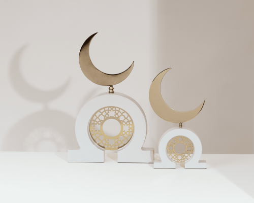 ديكور رمضاني انيق باللون البيج صغير