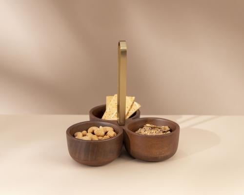 وعاء خشبي متعدد الاستخدامات