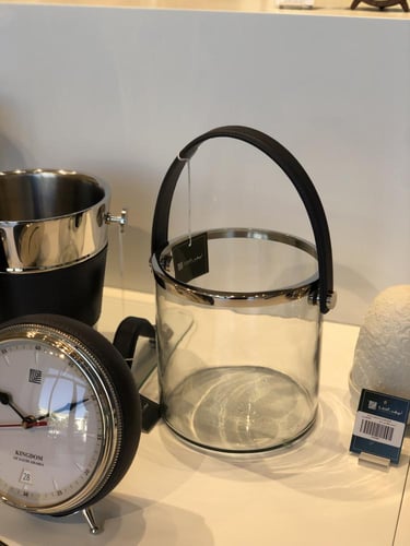 وعاء عميق متعدد الاستخدامات بمسكة جلد