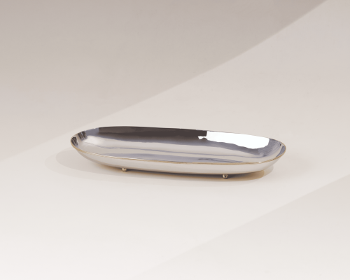 صينيه بيضاويه للسلطه والكيك