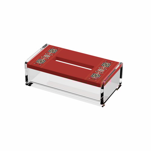 حامل مناديل احمر