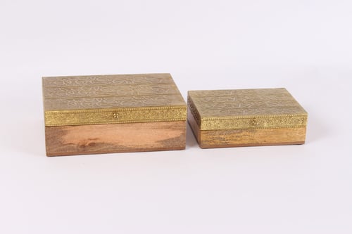 طقم صندوق خشب