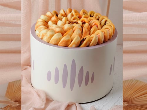 حامل شوكلاتة وموالح من الخشب