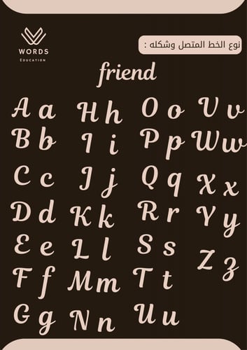 كتاب تطوير الخط المتصل او المشبوك 3 | لغة انجليزية