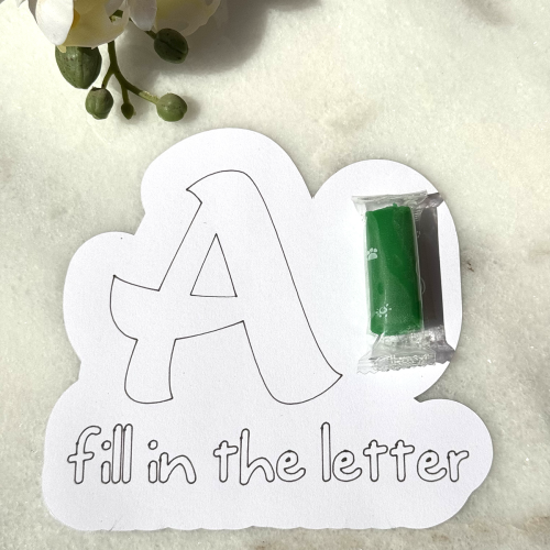 تشكيل الحرف بالصلصال - انجليزي