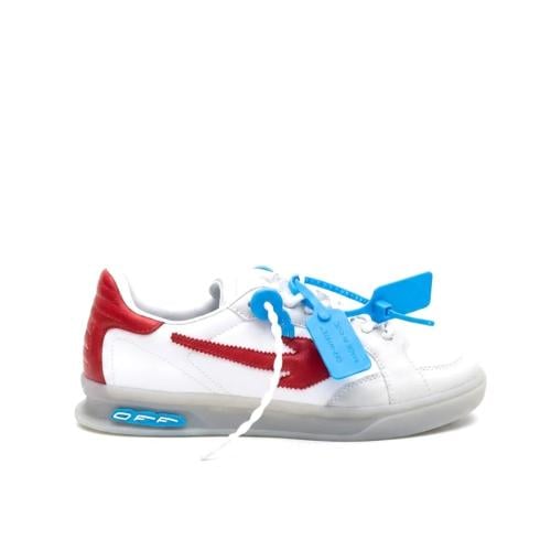 Off-White End Of Play Arrow Appliqué White / Brick Red / Blue