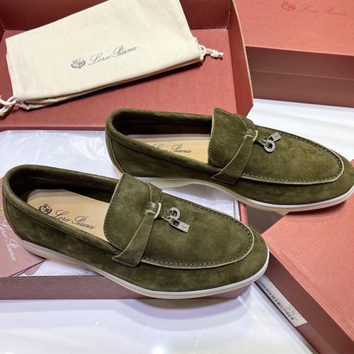 حذاء لورو بيانا موكاسين - زيتي فاتح