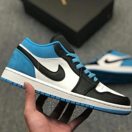 NIKE AIR JORDAN 1 LOW SE LASER BLUE BLACK