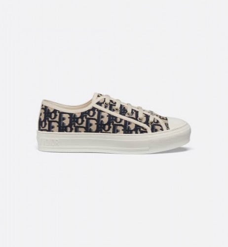 Dior Walk'N'Dior Embroidered Canvas Low 'Deep Blue