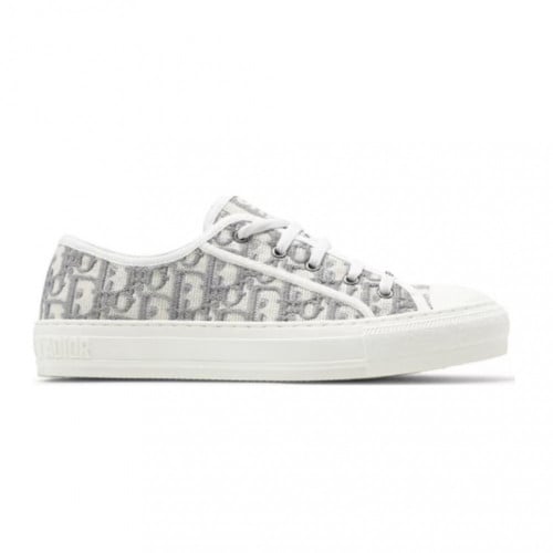 Walk'N'Dior Embroidered Canvas Low 'Grey'