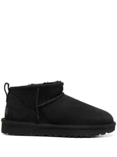 UGG Classic Ultra Mini Black Platform Boots