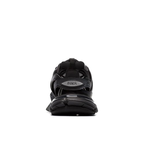 BALENCIAGA Track Black logo-detailed mesh and rubb...