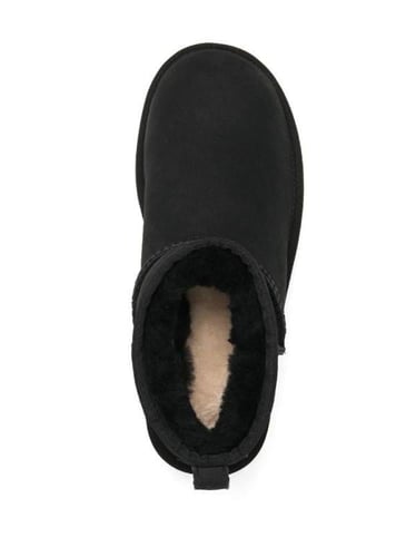 UGG Classic Ultra Mini Black Platform Boots