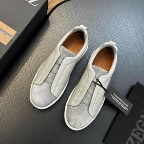 حذاء زينيا ZEGNA جلد مع مخمل