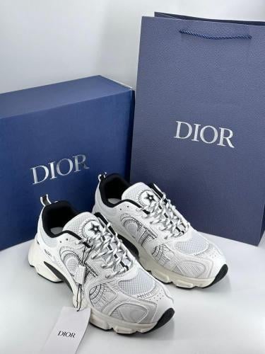 سنيكر رجالي ديور كرونو - Dior Chrono ابيض واسود