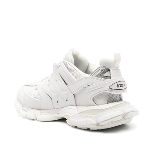 BALENCIAGA Track WHITE logo-detailed mesh and rubb...