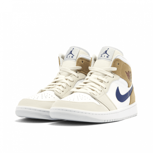 AIR JORDAN 1 MID TAN SUEDE