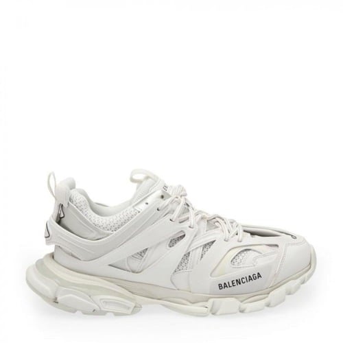 BALENCIAGA Track WHITE logo-detailed mesh and rubb...