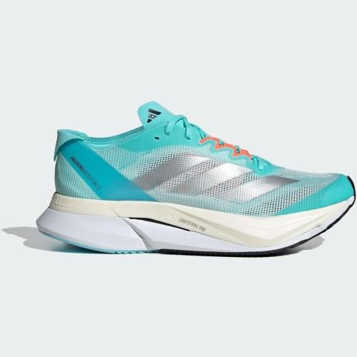 Adizero Boston 12 Flash Aqua/Silver Metallic/Light...