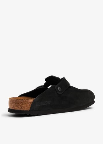 BIRKENSTOCK Boston Suede Clogs