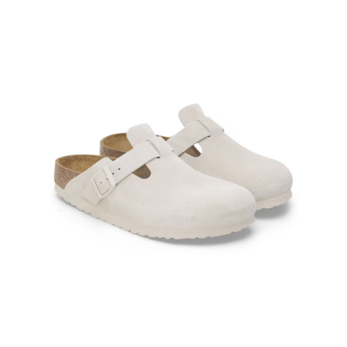 BIRKENSTOCK Boston Suede Clogs