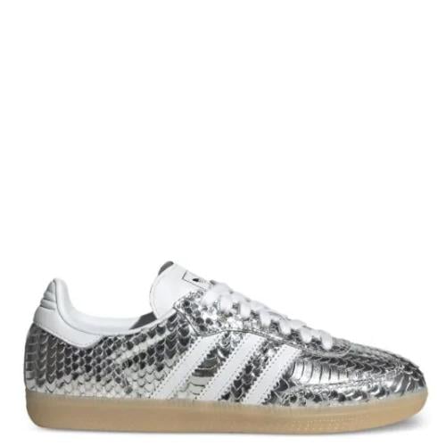 Adidas Samba OG 'Silver White Gum' striped sneaker...