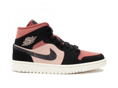 Air Jordan 1 Mid Burgundy Dusty Pink