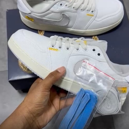 Jordan x Union LA Air Jordan 1 KO Low "White Canva...