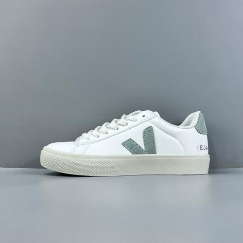 VEJA CAMPO LEATHER WHITE GREEN sneakers