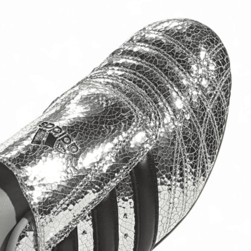 Adidas Taekwondo Silver Metallic Core Black Gum