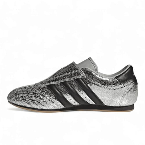 Adidas Taekwondo Silver Metallic Core Black Gum