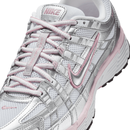 Nike P-6000 "White/Elemental Pink/Black/Metallic S...