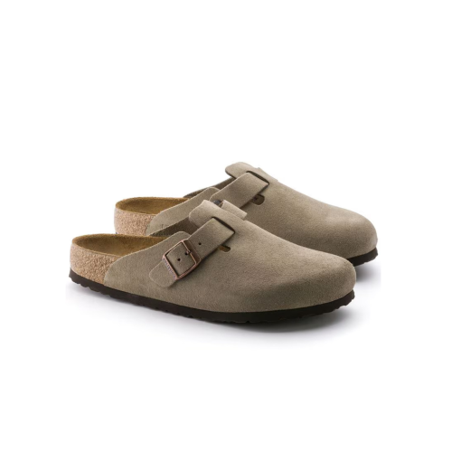 BIRKENSTOCK Boston Suede Clogs